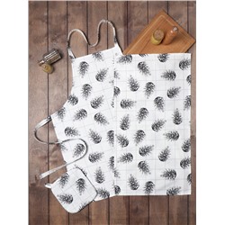 Набор подарочный новогодний «Этель» Merry Christmas: полотенце 40×73 см, прихватка 19×19 см, фартук 60×70 см