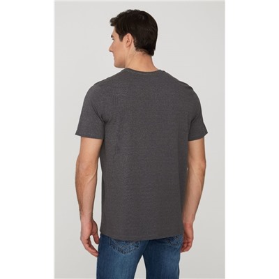 Футболка F911-6000b d.grey melange