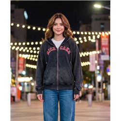 Толстовка на молнии с капюшоном