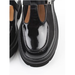 06-DLG06-2 BLACK Туфли женские (натуральная кожа)