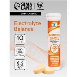 Напиток Electrolyte Balance Vitamuno, 10 шипучих таблеток