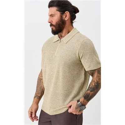 Футболка лен F111-07LN l.beige