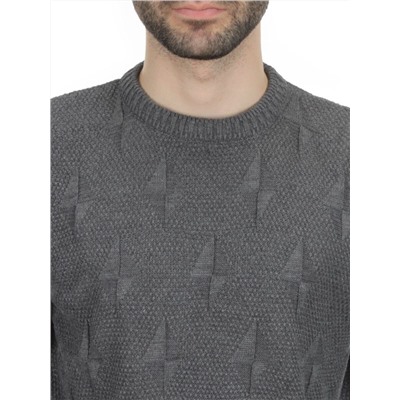 G636 GRAY Джемпер мужской (100% шерсть)