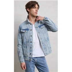 Куртка джинс Р311-1237 middle blue