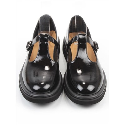 06-M47-14 BLACK Туфли женские (натуральная кожа)