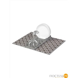 DOME МАРИБО сер. Коврик с подставкой для посуды 38х50 см, 1 пр.