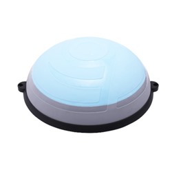 Полусфера балансировочная BOSU 58см Woohooo Coils эспандер, насос/ серо-голубой/ B58Co-GB/ уп5