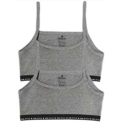 4012-23 Топ для девочки темно-серый (BAYKAR)