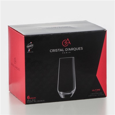 Набор стаканов Cristal d'Arques ULTIME, 450 мл, хрустальное стекло, 6 шт.