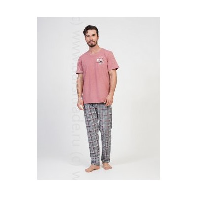 №109095 2496 Комплект мужской Vienetta с брюками Дроп