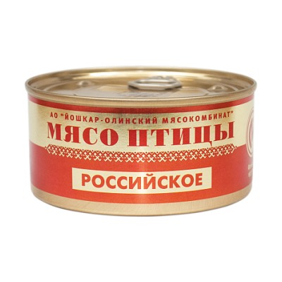 Консервы мясные Мясо птицы  Российское №8, 325 г