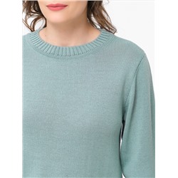 Джемпер вязаный с разрезами на рукавах