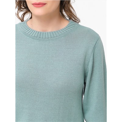 Джемпер вязаный с разрезами на рукавах