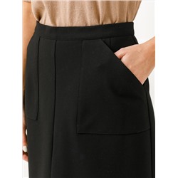 Юбка чёрная трикотажная