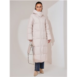 Пуховик женский светло-бежевый