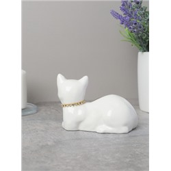 Статуэтка Кошка 11х7,5 см / B3006-4 /уп 96/стразы