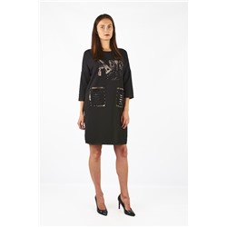 Женское платье миди прямое 2427 размер M, L, XL, XXL