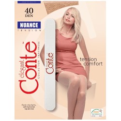CONTE NUANCE 40 Колготки женские с шортиками (с пилочкой для ногтей)