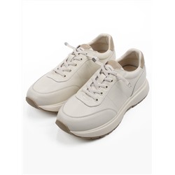 03-A970-5 LT. BEIGE Кроссовки женские (натуральная кожа)