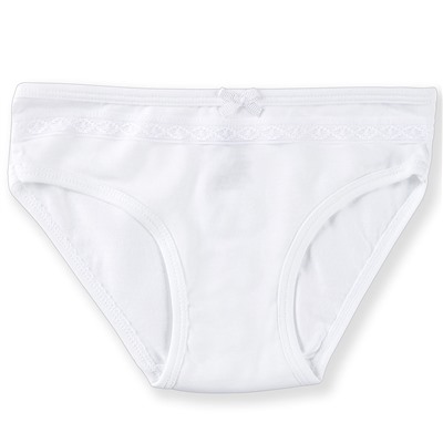 5546-01 Трусы для девочек белые (BAYKAR)