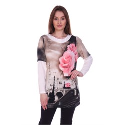 249 Туника "Розовая роза"