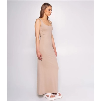 Платье #БШ3010, бежевый