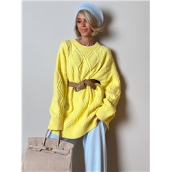 Джемпер туника DENIZ, Лимон