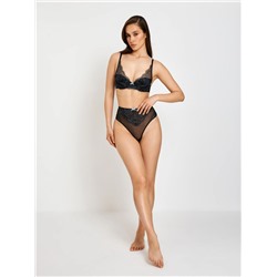 Трусы стринги с высокой талией жен. Ginly черный Infinity Lingerie