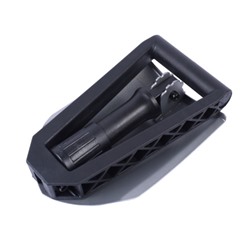 Лопата складная саперная ИРЕМЕЛЬ СПУТНИК-01 тол.1.5мм, дл.59см, лезвие 22x15.5см,термообр. углерод. сталь, 42-46°HRC, нейлон. ручка, чехол/736825/уп12