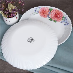 Набор тарелок 6 штук 190 мм / LHP-75XN (6999) /уп 12 / Розы на ажурном