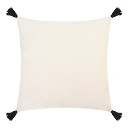 Наволочка декоративная с кисточками «Этель. Сканди», 45×45 см, чёрная