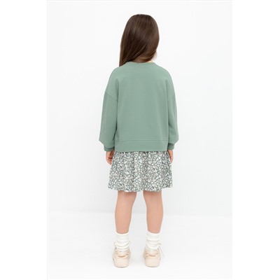 Платье весенний зеленый к531 Crockid