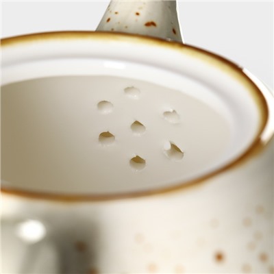 Заварочный чайник Magistro Mediterana, 900 мл, фарфор, бежевый