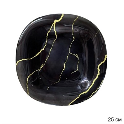Тарелка обеденная 25 см Neo Carina Orcu Black / V9381 /уп 48/