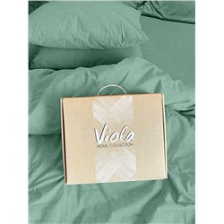 Постельное белье из вареного хлопка ХВ-011 нефритовый меланж