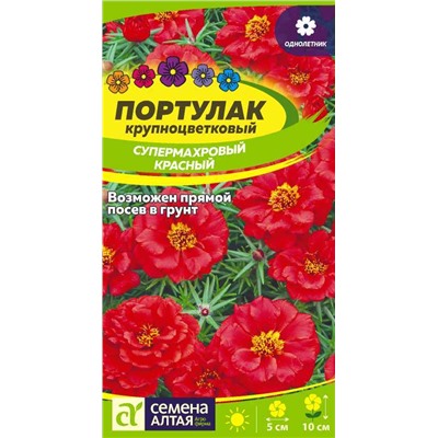 В НАЛИЧИИ. Портулак Супермахровый Красный/Сем Алт/цп 0,1 гр.