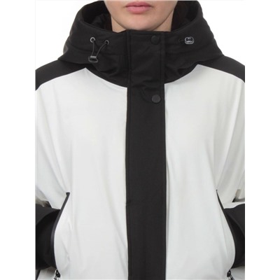 H24-381 BLACK WHITE Куртка зимняя женская (80% пух / 20% перо) M - 44 российский