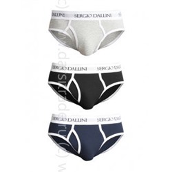 SDK2940-3 Трусы мужские Sergio Dallini [3 шт] Дроп слип