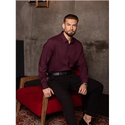 004J Мужская рубашка JenTa бордовый