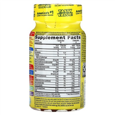 L'il Critters, Gummy Vites, полноценный мультивитаминный комплекс, 70 жевательных конфет