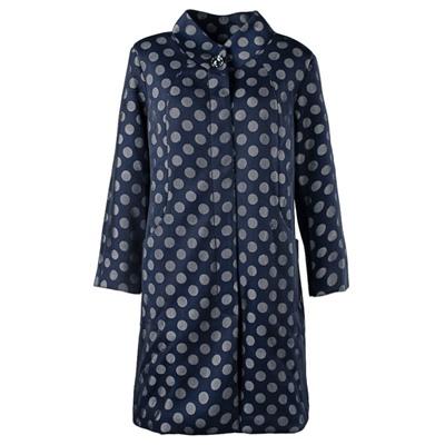 Пальто женское в горох 251880, размер 50