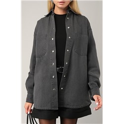 Женская джинсовая рубашка Happyfox