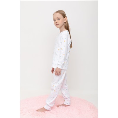 Пижама звездочки на белом Crockid