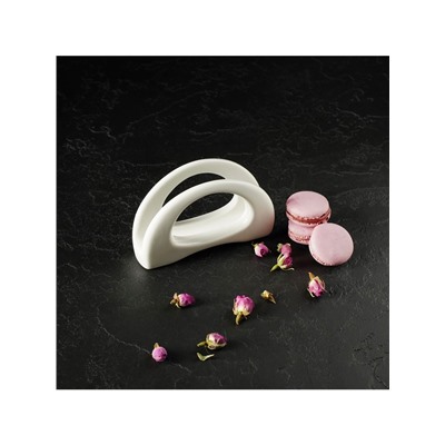 Салфетница Magistro «Бланш», 13×3.5×8 см, фарфор, белая