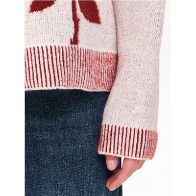 Джемпер вязаный с длинными рукавами