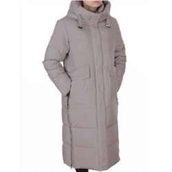 8359 GRAY Пальто зимнее женское (200 гр. холлофайбер)