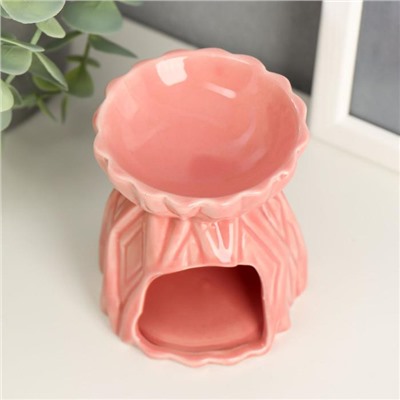 Аромалампа для эфирных масел «Кора», керамика, 8.7×7.8×7.8 см, МИКС