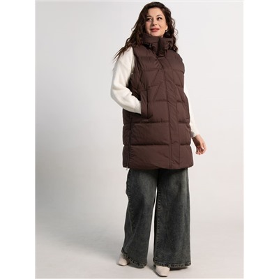 Жилет утепленный Вега (горький шоколад) Б15304-18М