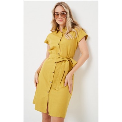 Платье F212-0322-1 mustard