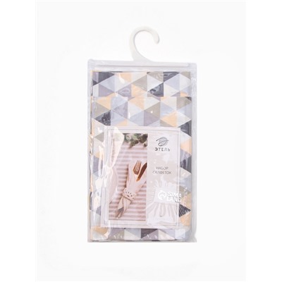 Набор салфеток «Этель. Треугольники», 30×40 см - 2 шт., сатин 110 г/м²